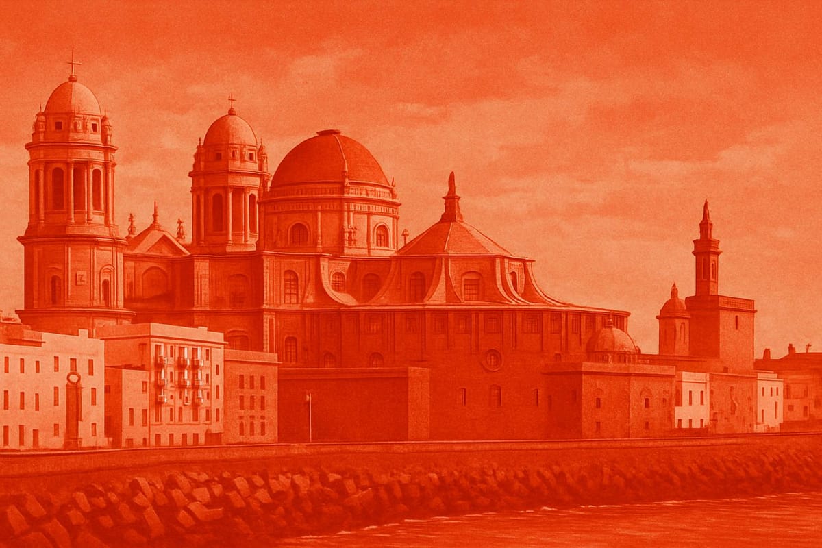 Must-see landmarks of Cádiz, Spain.