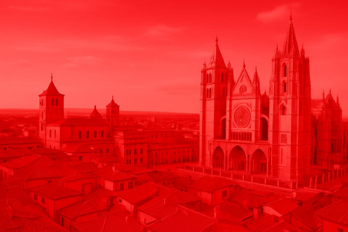 Must-see landmarks of León, Spain.