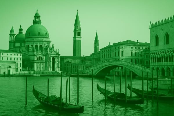Must-see landmarks of Venice, Italy.
