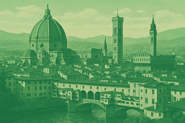 Must-see landmarks of Florence, Italy.