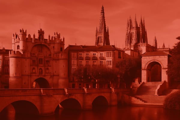 Must-see landmarks of Burgos, Spain.