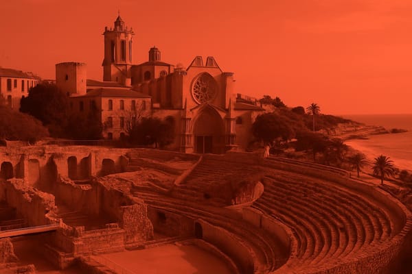 Must-see landmarks of Tarragona, Spain.