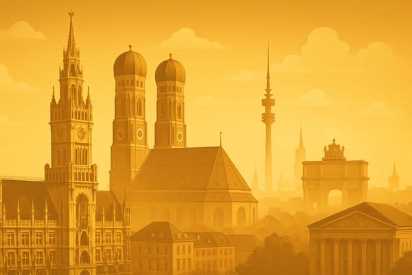 Must-see landmarks of Munich, Germany.
