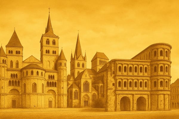 Must-see landmarks of Trier, Germany.