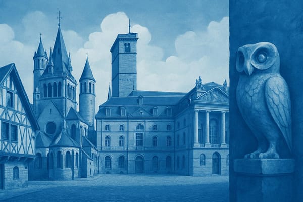 Must-see landmarks of Dijon, France.