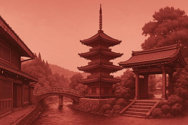 Must-see landmarks of Takayama, Japan.