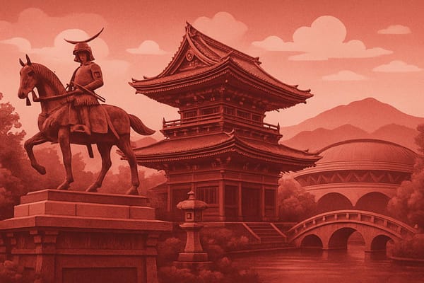 Must-see landmarks of Sendai, Japan.