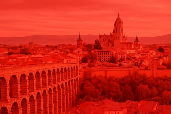 Must-see landmarks of Segovia, Spain.