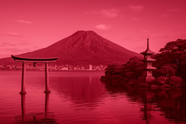 Must-see landmarks of Kagoshima, Japan.