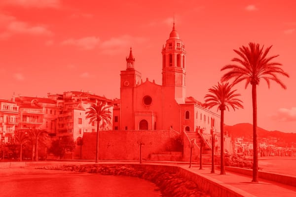 Must-see landmarks of Sitges, Spain.