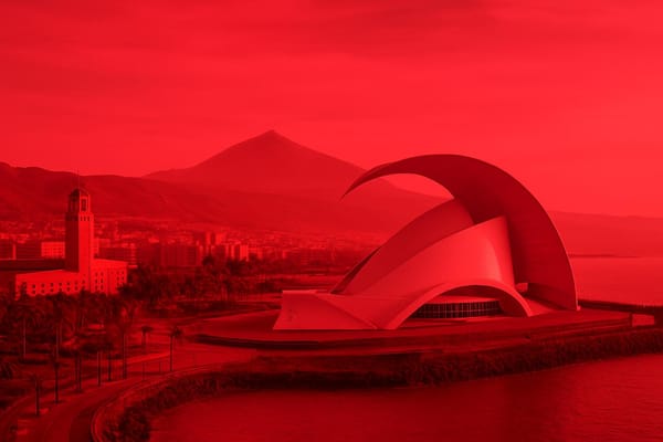 Must-see landmarks of Santa Cruz de Tenerife, Spain.