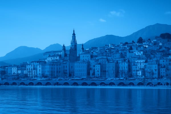 Must-see landmarks of Menton, France.