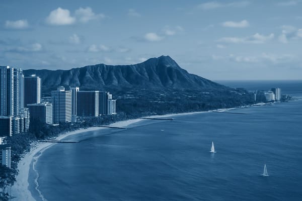 Must-see landmarks of Honolulu, USA.