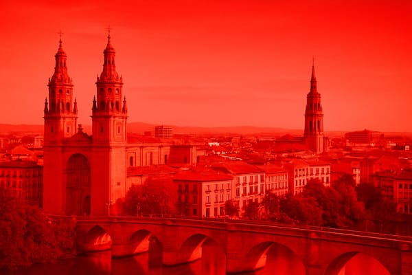 Must-see landmarks of Logroño, Spain.